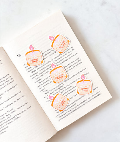 Cosy Reads Season Candle Sticker