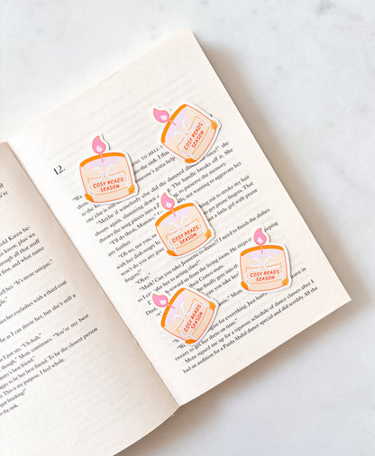 Cosy Reads Season Candle Sticker
