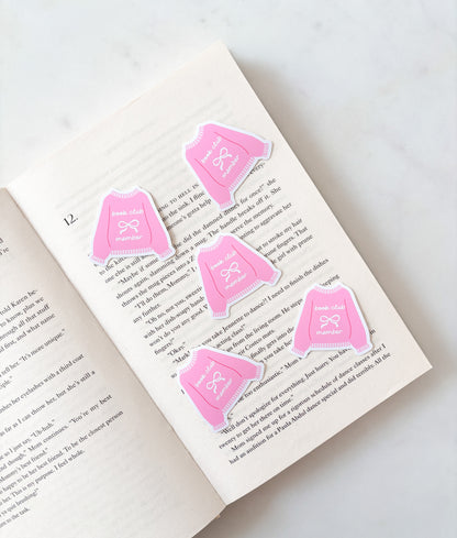 Book Club Member Sweater Sticker