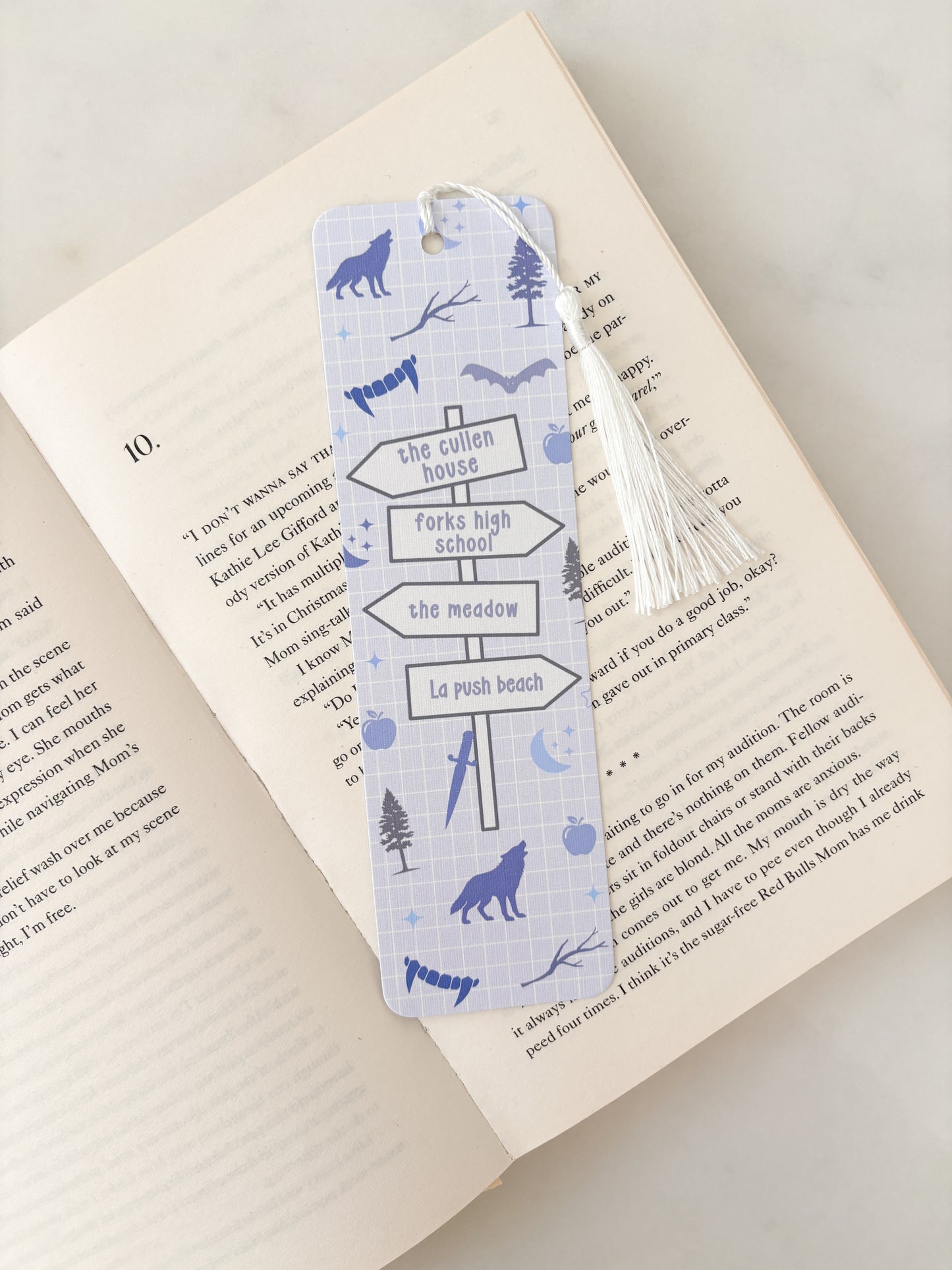 Twilight Street Signs Bookmark