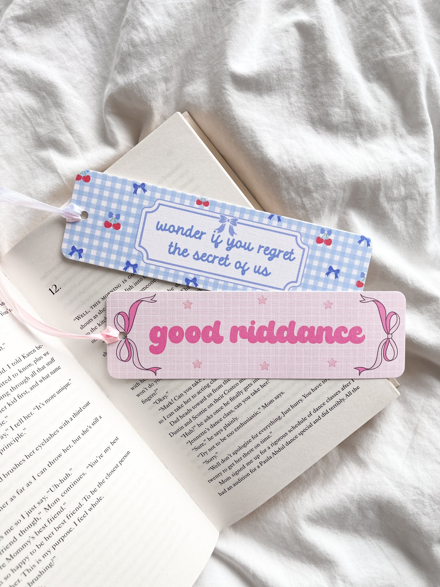 Gracie Abrams Bookmarks | Secret Of Us | Good Riddance Bookmark