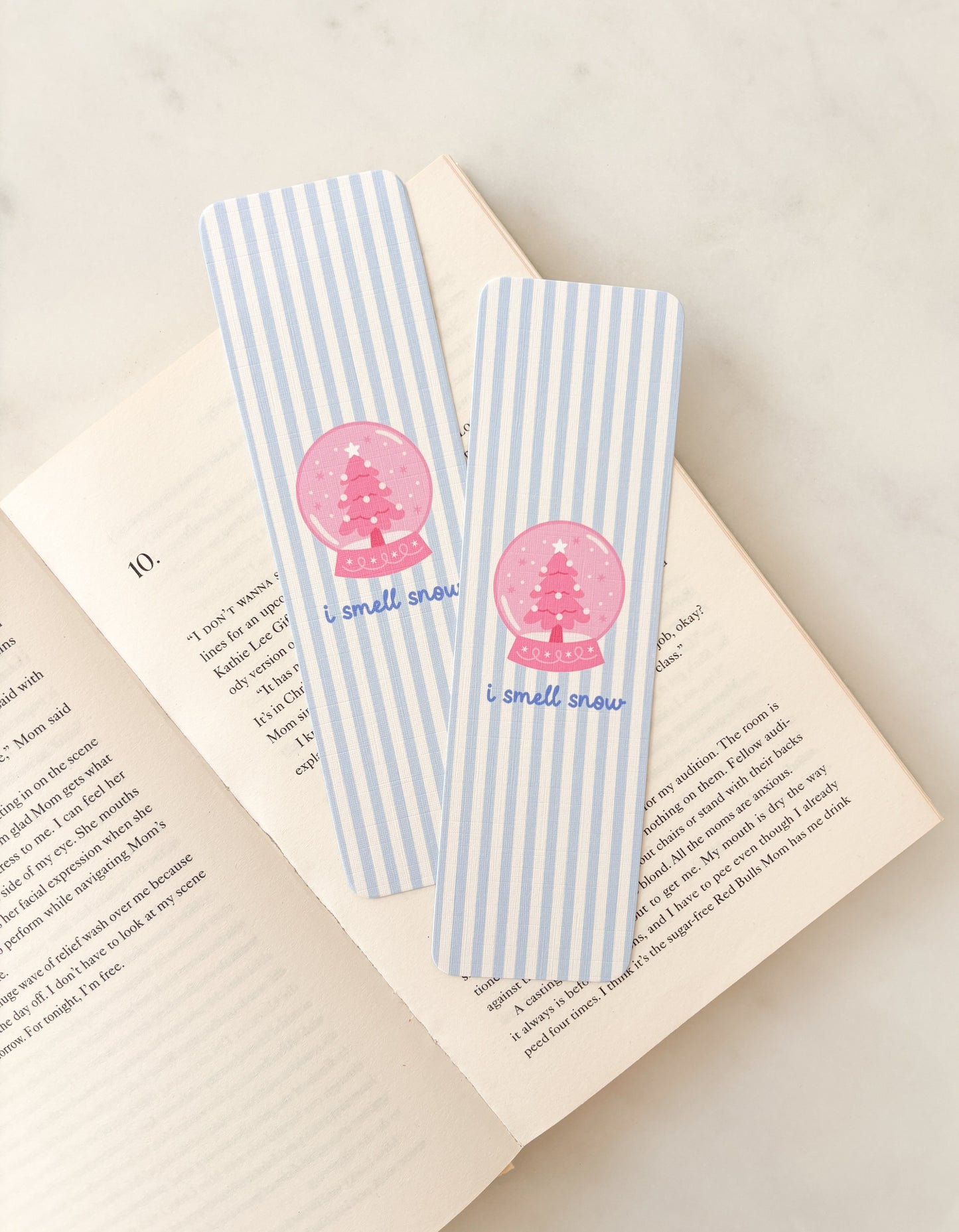 Snow globe bookmark