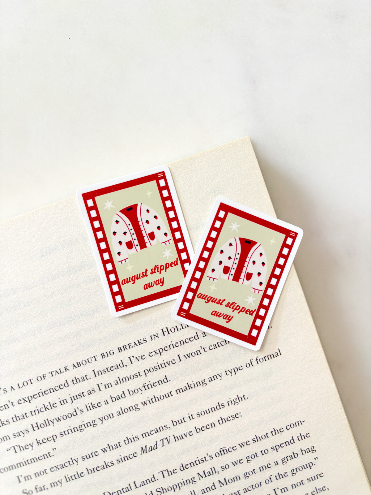 August Slipped Away Sticker | Autumn Sticker