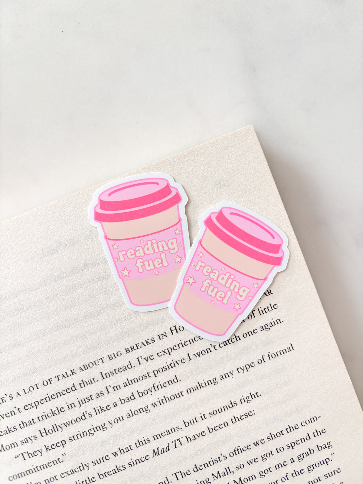 Reading Fuel Sticker | Coffee Cup Sticker