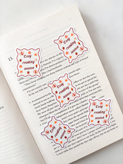Cosy Season Sticker | Fall Girl Sticker