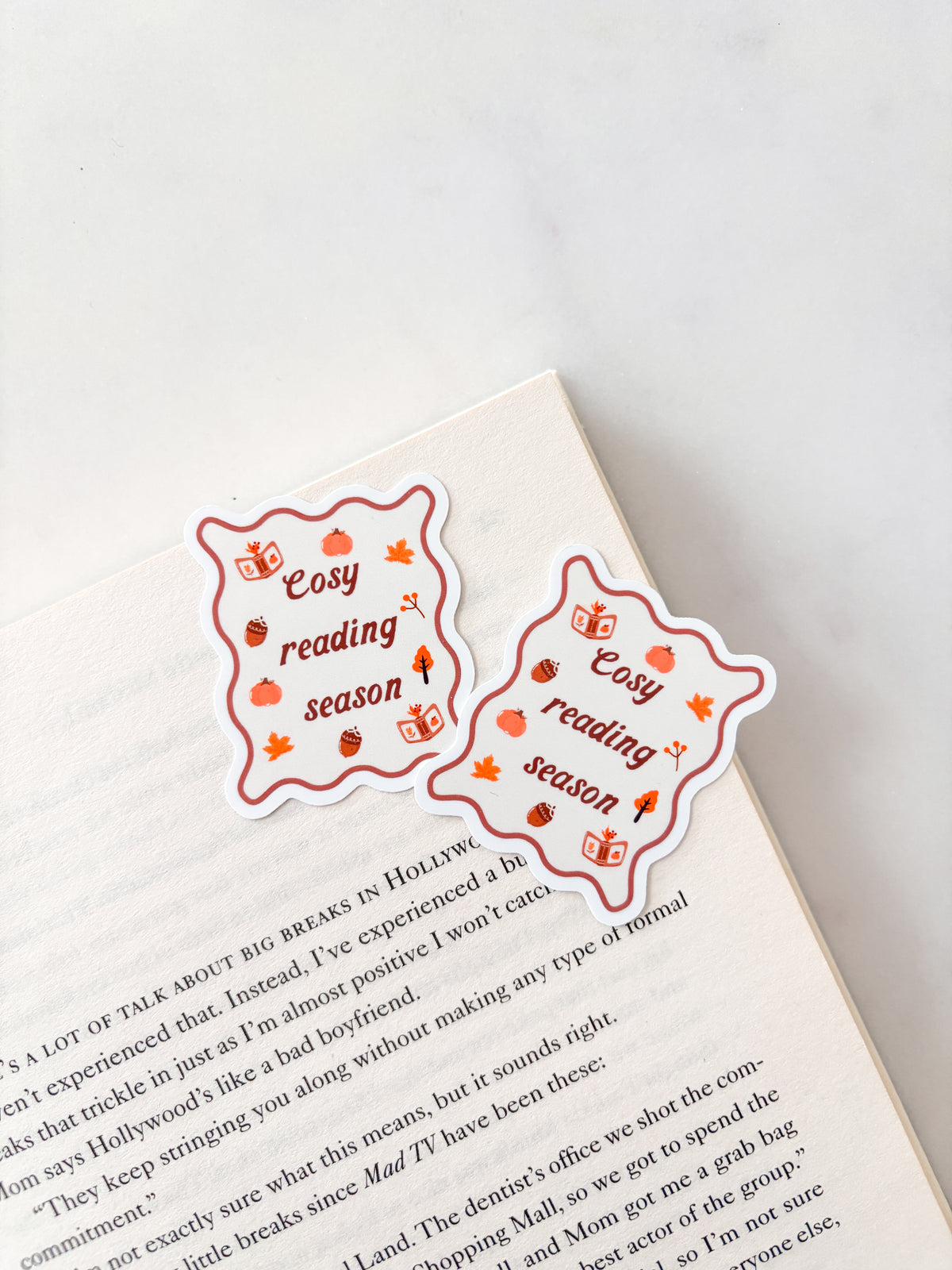Cosy Season Sticker | Fall Girl Sticker