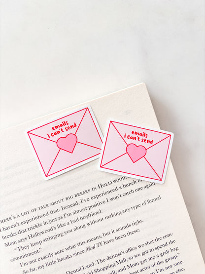 Emails I Can't Send Envelope Sticker | Cute Letter Sticker