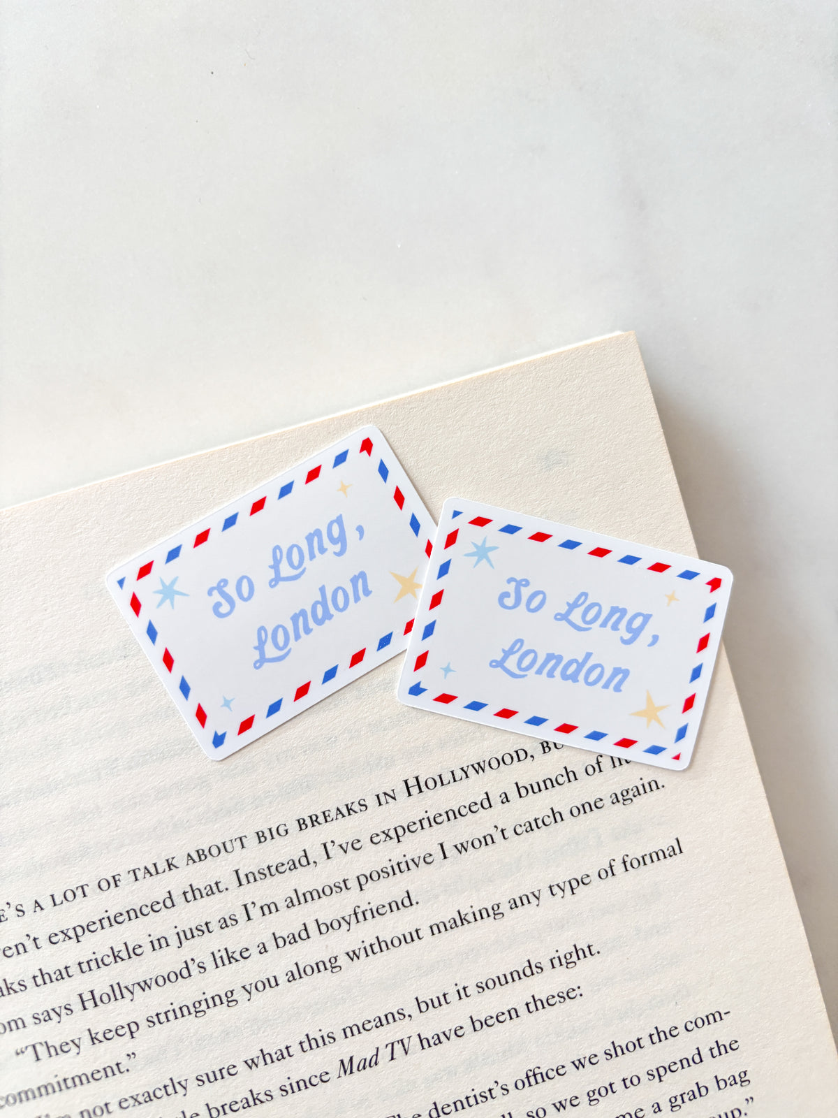 So Long London Envelope Sticker | Cute Letter Sticker