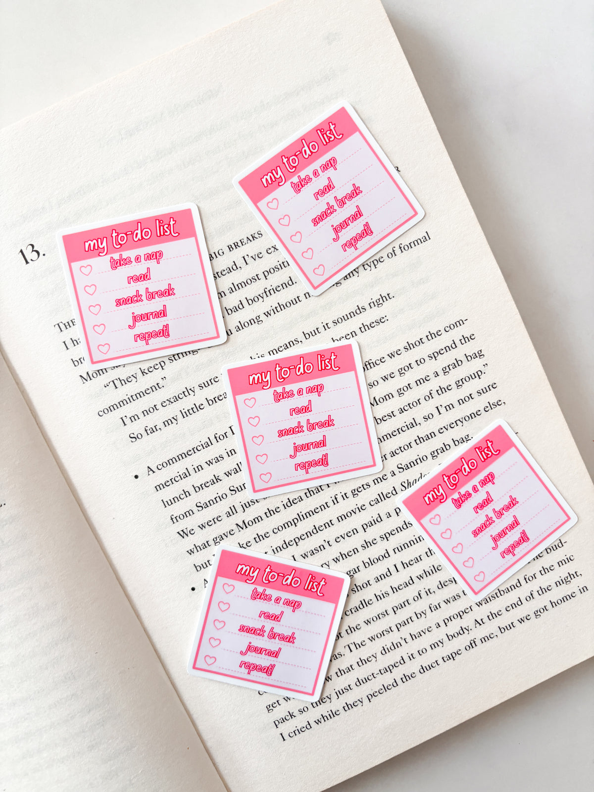 Journal To-Do List Sticker | Planner Sticker