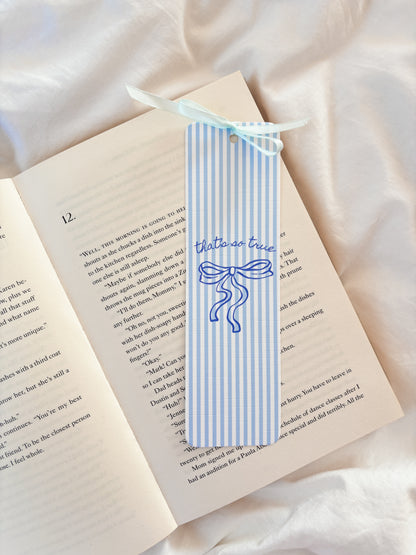 Gracie That's So True Bookmark