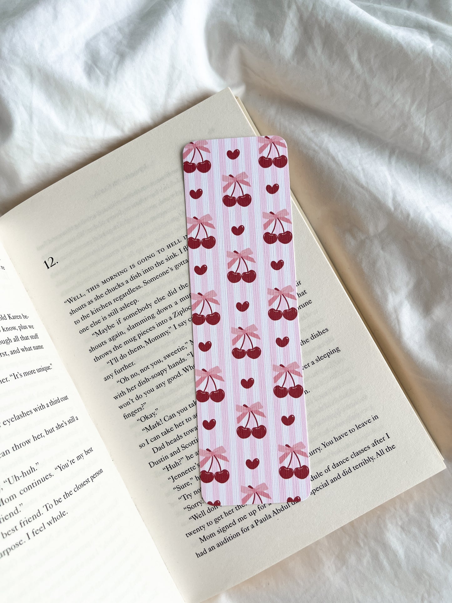 My Favourite Things Bookmark | Girly Romantic Bookmark