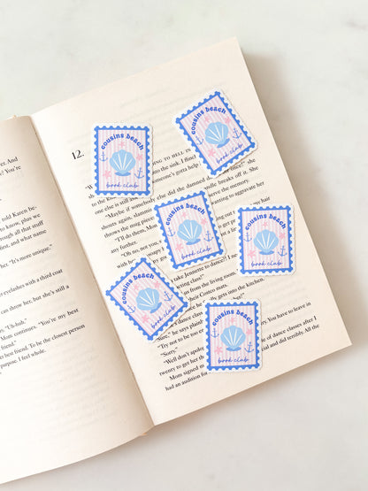 Cousins Beach Stamp Sticker