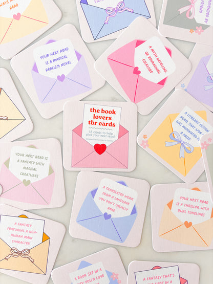 Book Lovers TBR Cards