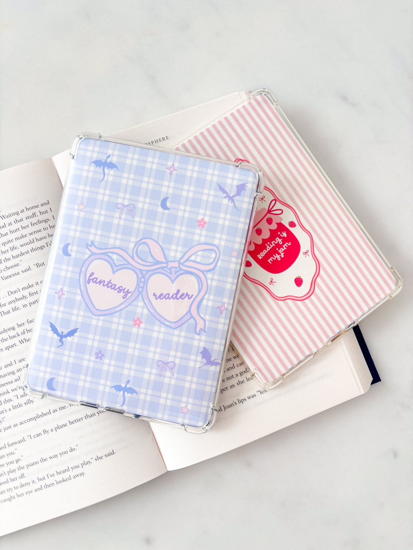Fantasy Reader Coquette Locket Insert | E-reader Insert