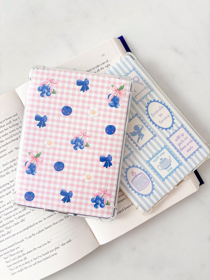 Blueberry Coquette Bows Kindle Insert | E-reader Insert