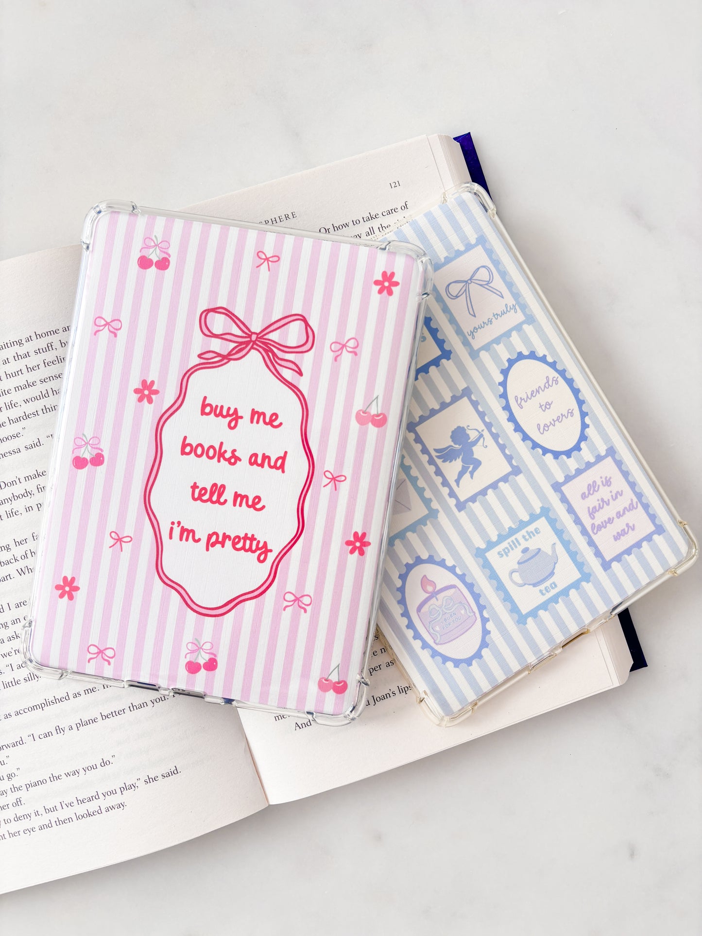 Buy Me Books And Tell Me I'm Pretty Kindle Insert | E-reader Insert