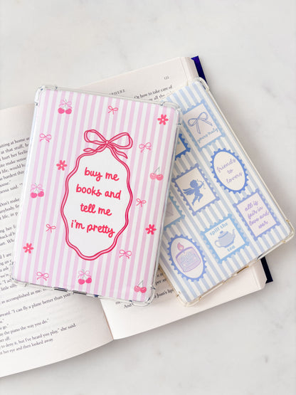 Buy Me Books And Tell Me I'm Pretty Kindle Insert | E-reader Insert