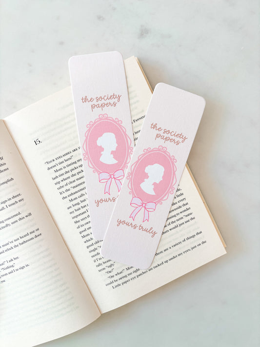 Society Papers Bookmark | Regency Romance