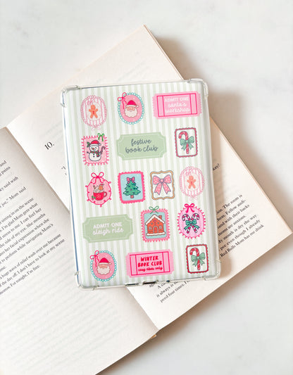Cute Christmas Stamps Kindle Insert