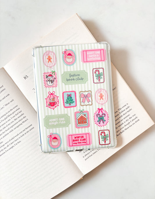 Cute Christmas Stamps Kindle Insert