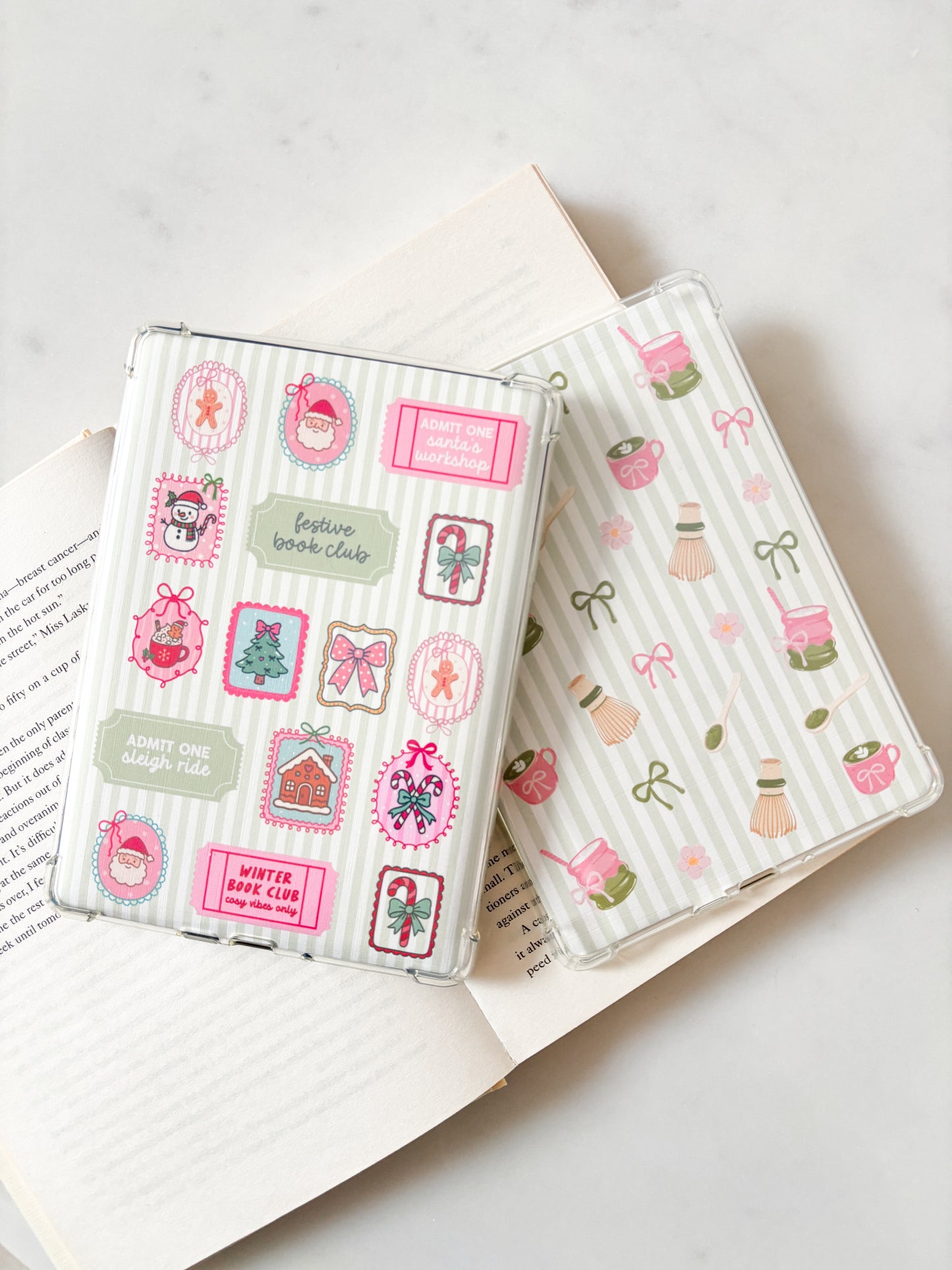 Cute Christmas Stamps Kindle Insert