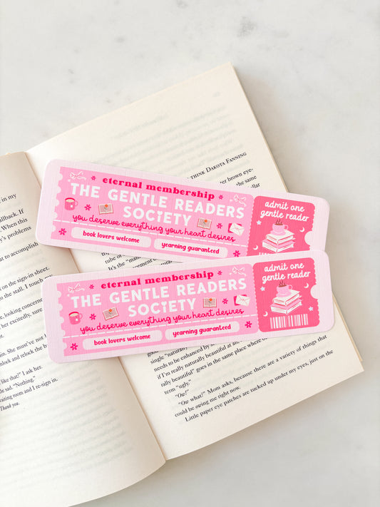 The Gentle Readers Society Bookmark