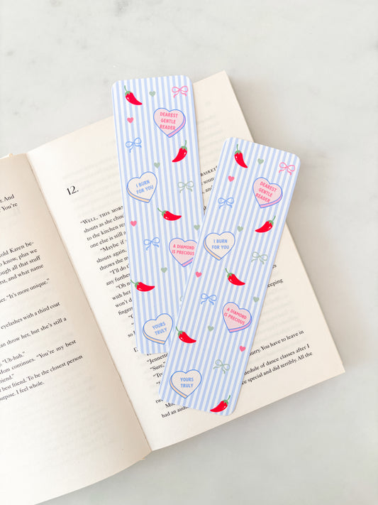 Regency Romance Love Hearts Bookmark