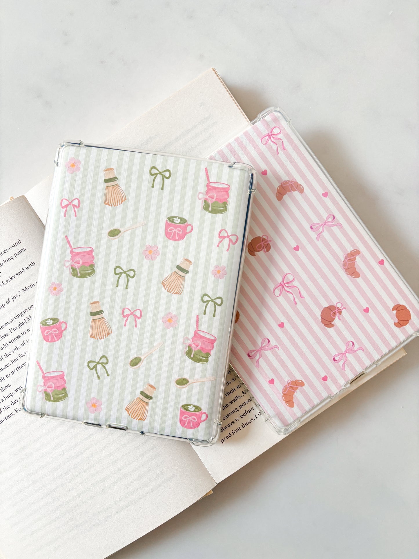 Coquette Matcha Girl Kindle Insert