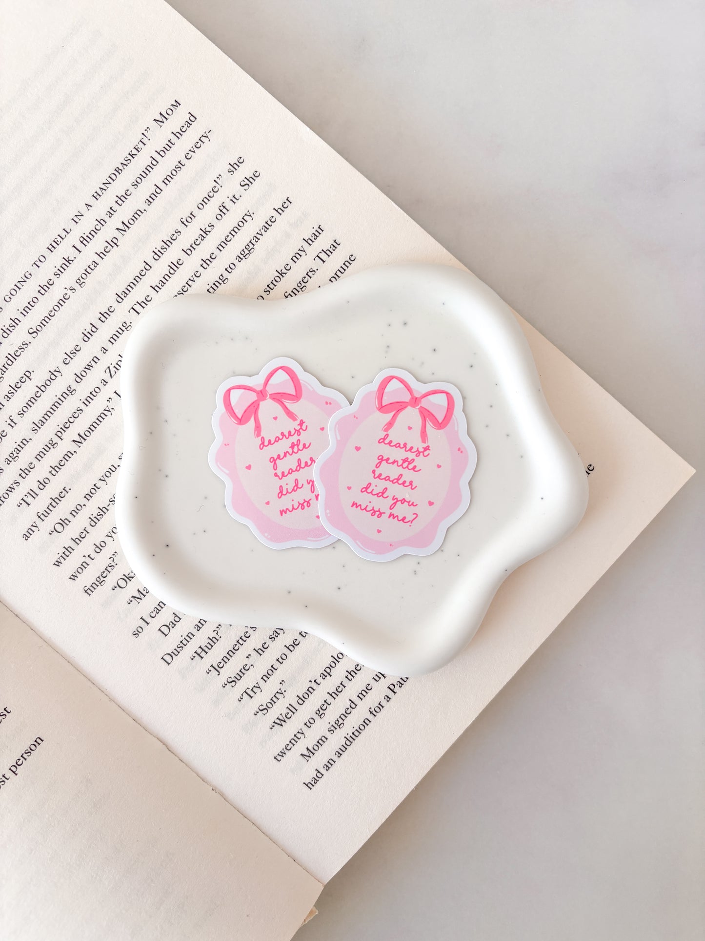 Dear Gentle Reader Sticker