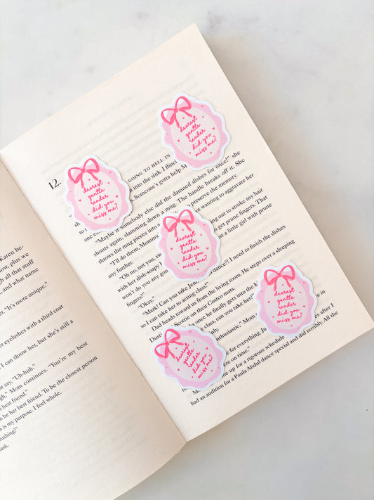 Dear Gentle Reader Sticker