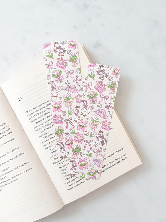 Coquette Summer Duck Bookmark