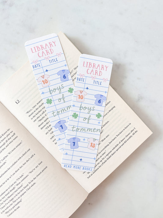 Tommen college bookmark boys of tommen