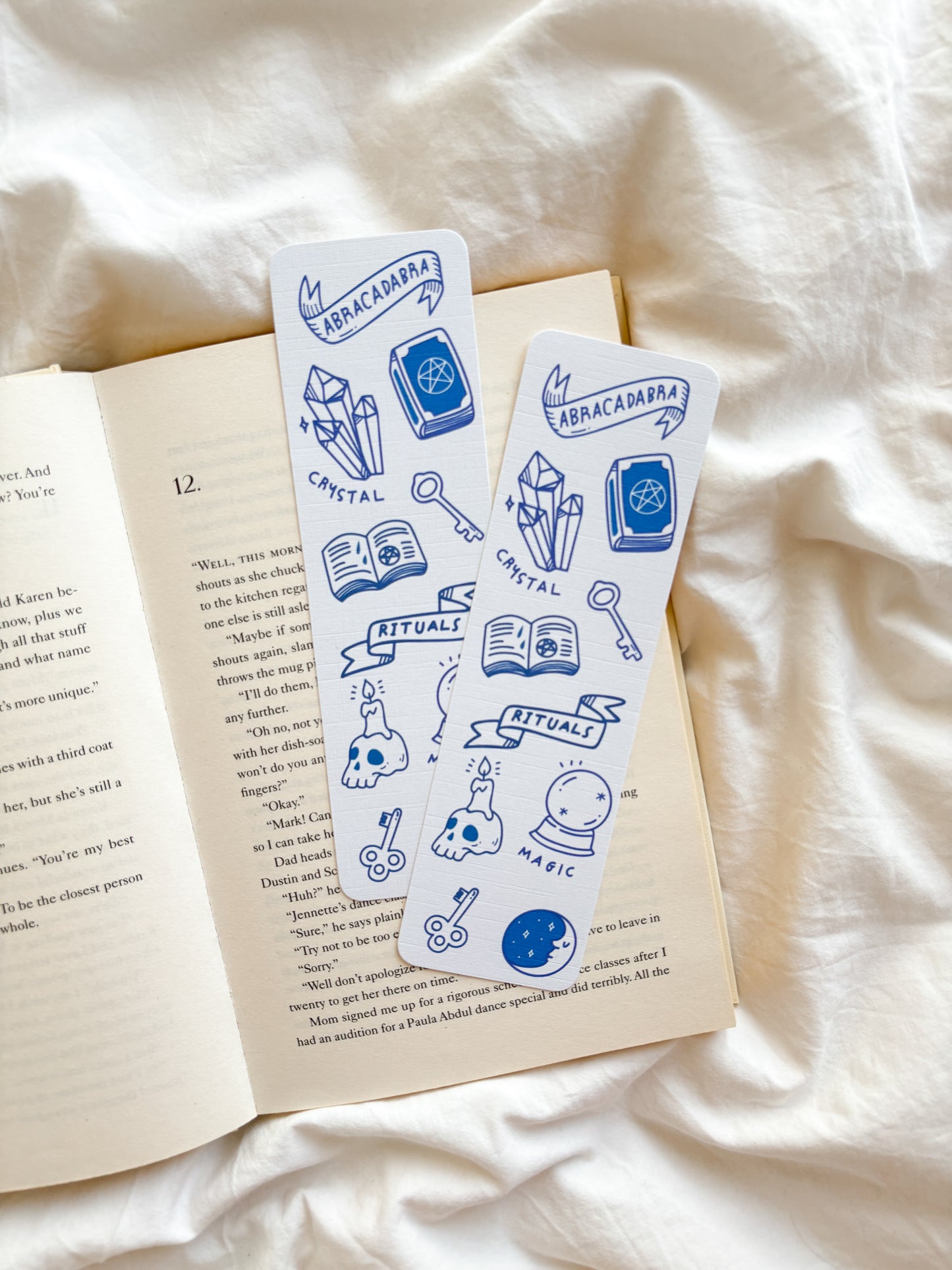 Blue Spells & Potions Fantasy Bookmark