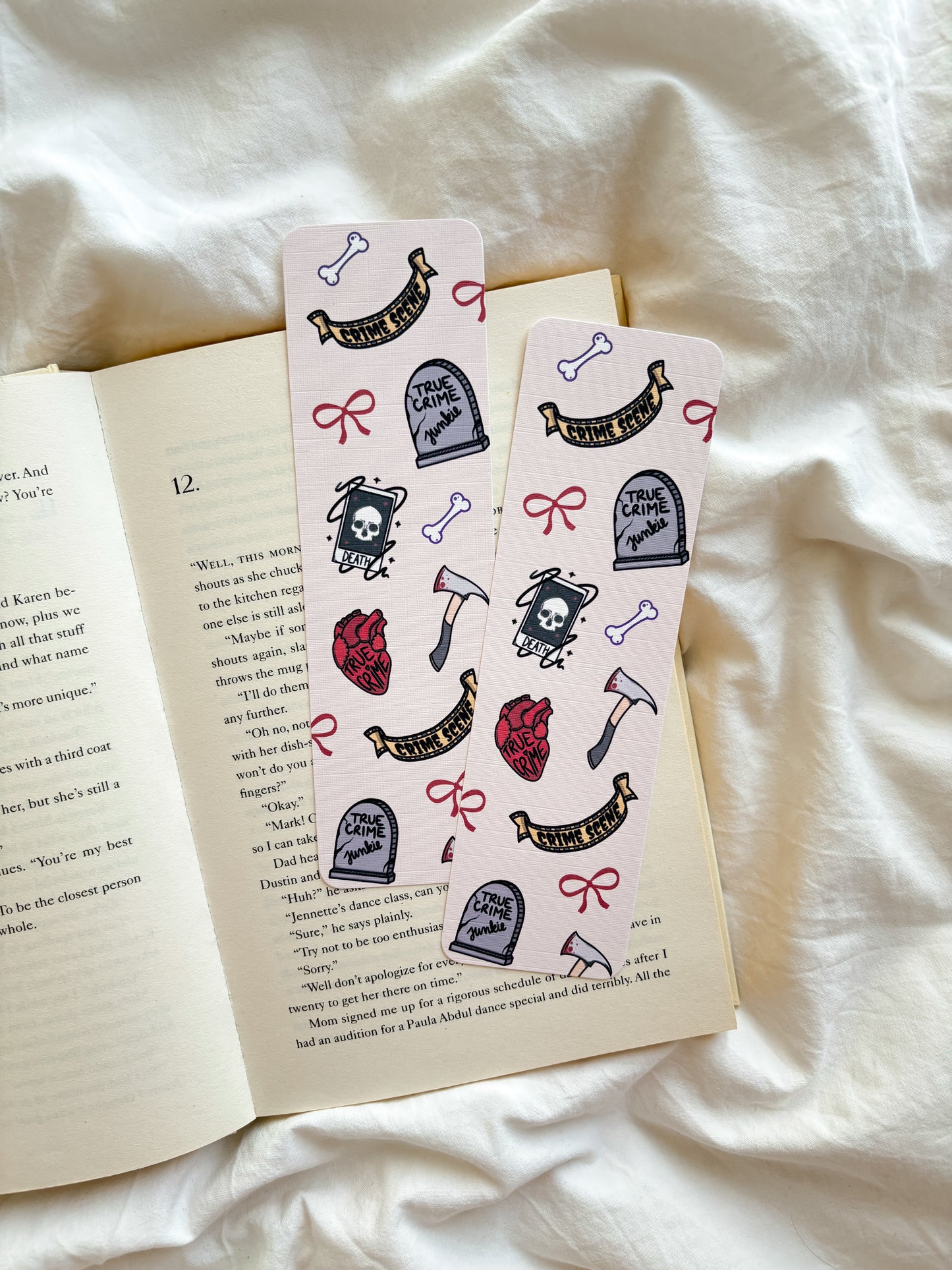 Crime Scene Thriller Bookmark