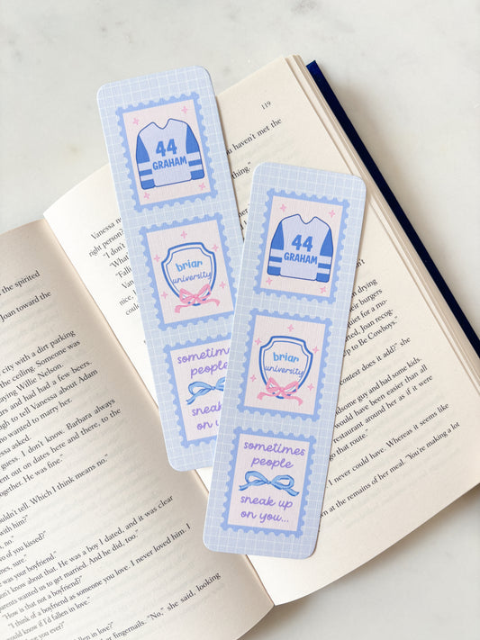 Hockey Campus Stamps Bookmark
