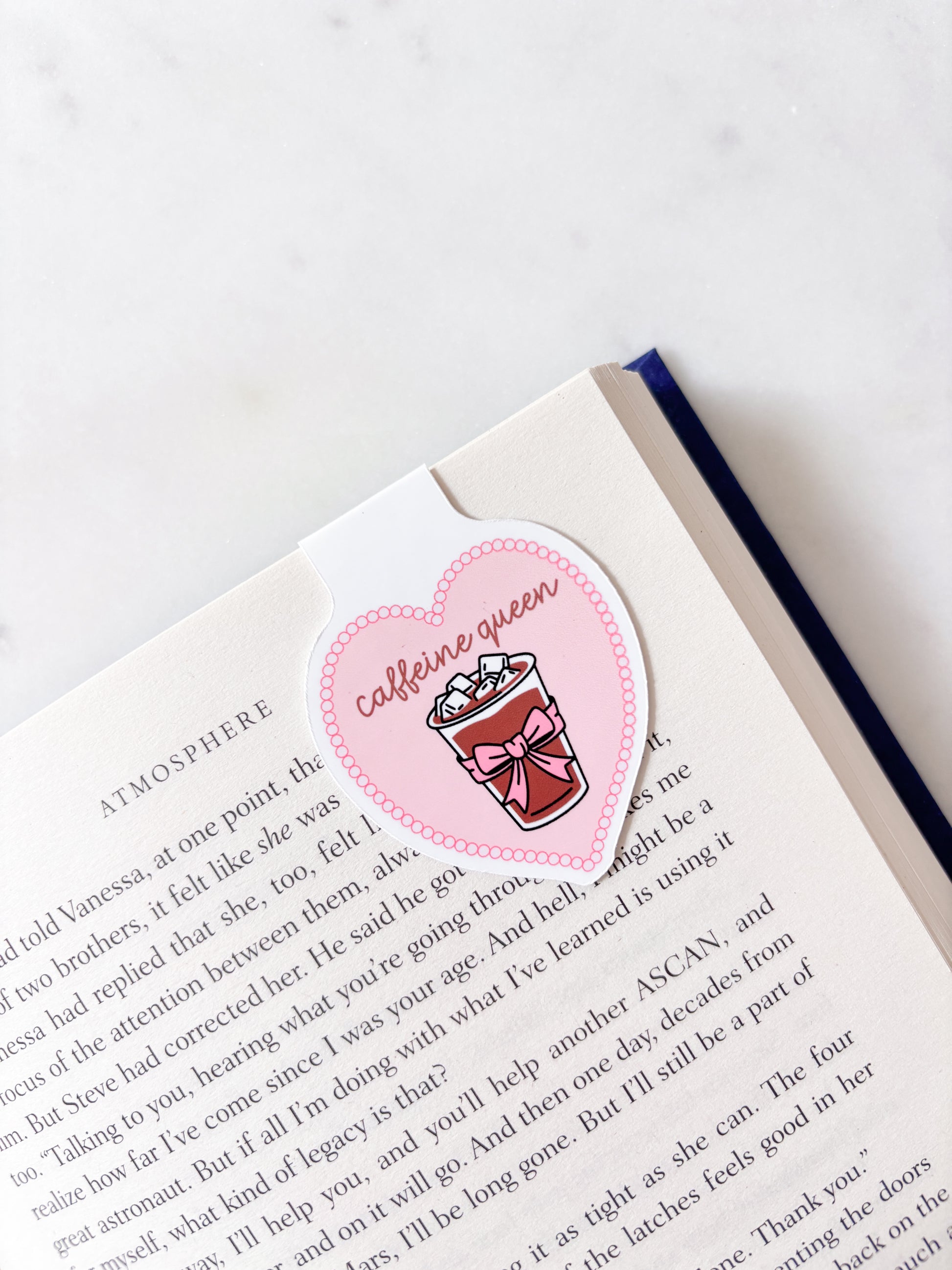 Iced coffee bookmark