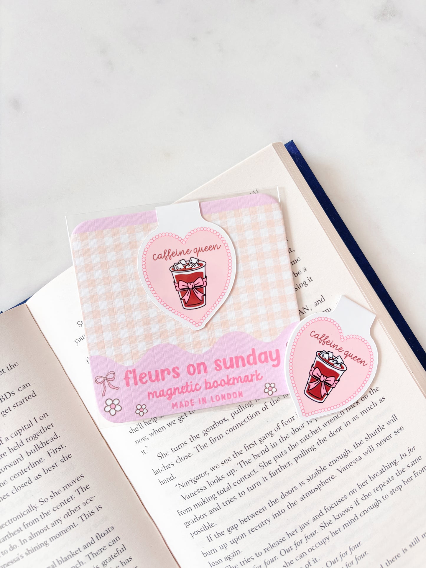 Caffeine Queen Magnetic Bookmark