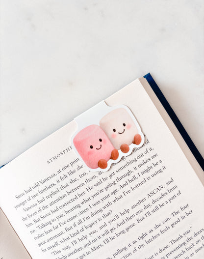 Marshmallow Magnetic Bookmark