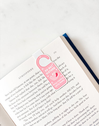 Do Not Disturb Reading Spicy Books Magnetic Bookmark