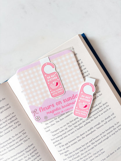 Do Not Disturb Reading Spicy Books Magnetic Bookmark