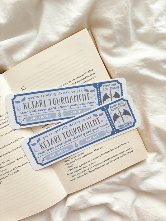 Kejari Tournament Ticket Bookmark | Serpent And The Wings Of Night