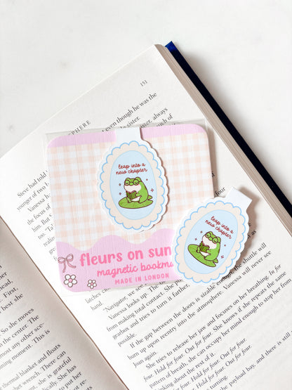 Cute Frog Magnetic Bookmark