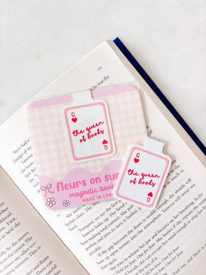 Queen Of Books Playing Card Bookmark