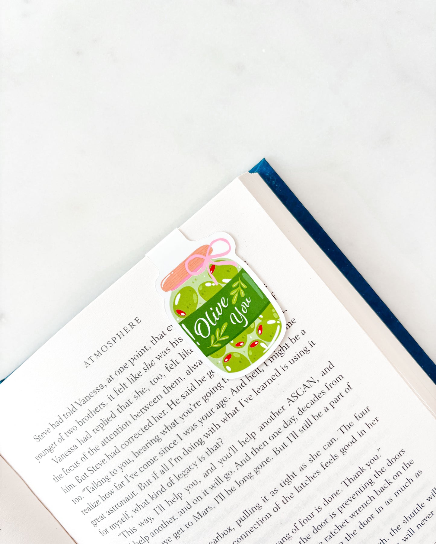 Olive You Magnetic Bookmark