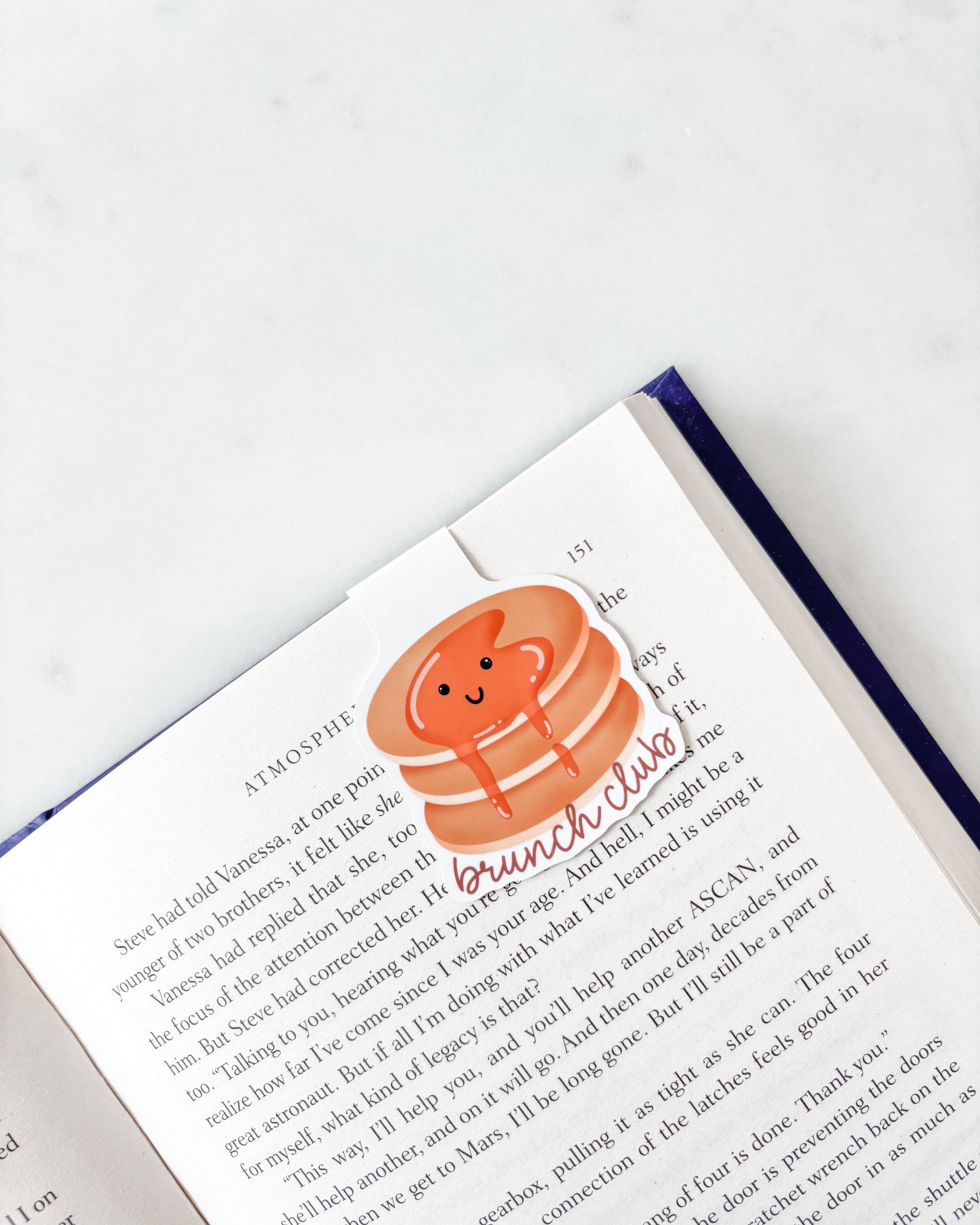 Pancake bookmark