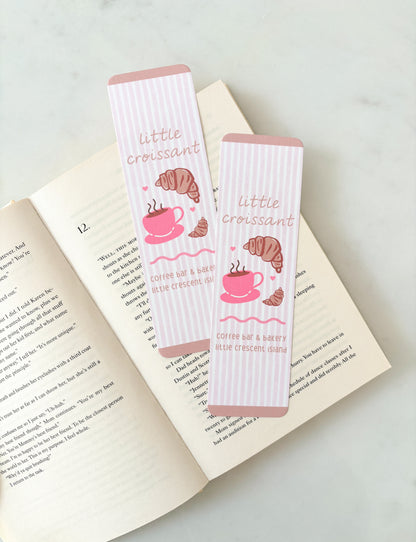 Little Croissant Coffee Bar | Emily Henry Bookmark