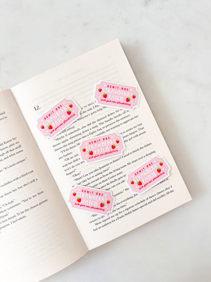 Strawberry Patch PYO Ticket Sticker