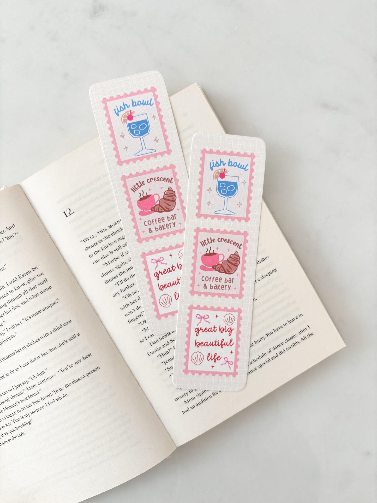 Great Big Beautiful Life Stamp Bookmark | Emily Henry Bookmark