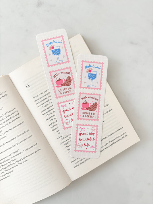Great Big Beautiful Life Stamp Bookmark | Emily Henry Bookmark