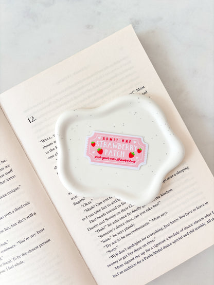 Strawberry Patch PYO Ticket Sticker